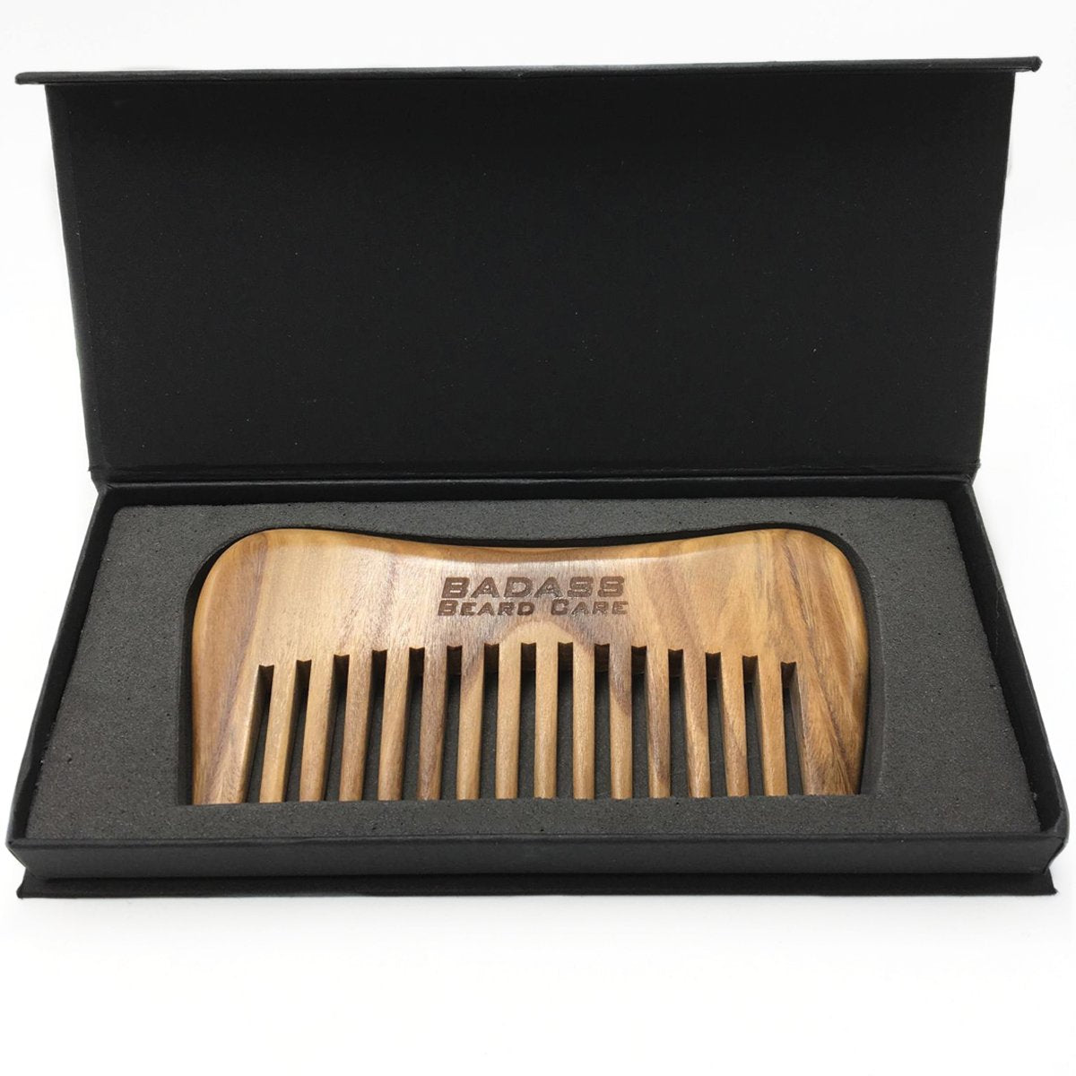 Hand Carved Sandalwood Beard Comb