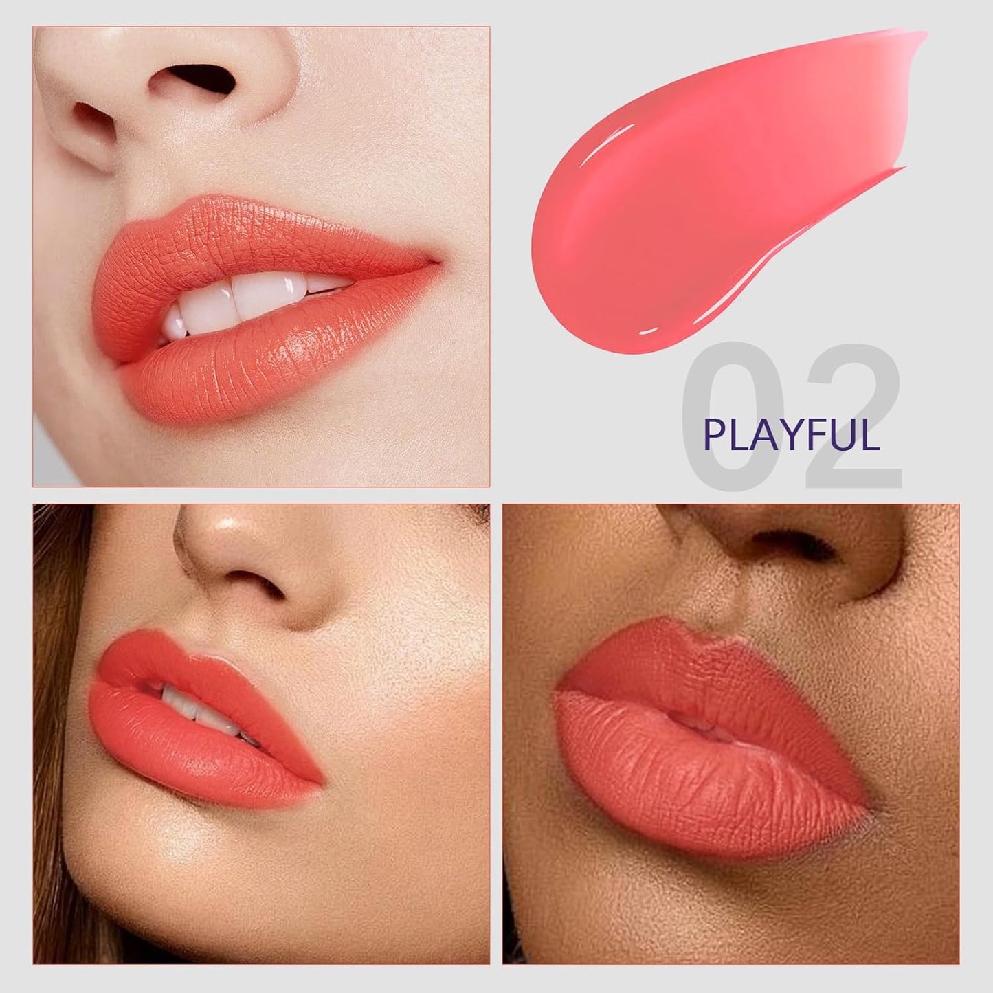 Long-Lasting Waterproof Lip Stain | Peel Off Matte Lip Tint for All-Day Wear