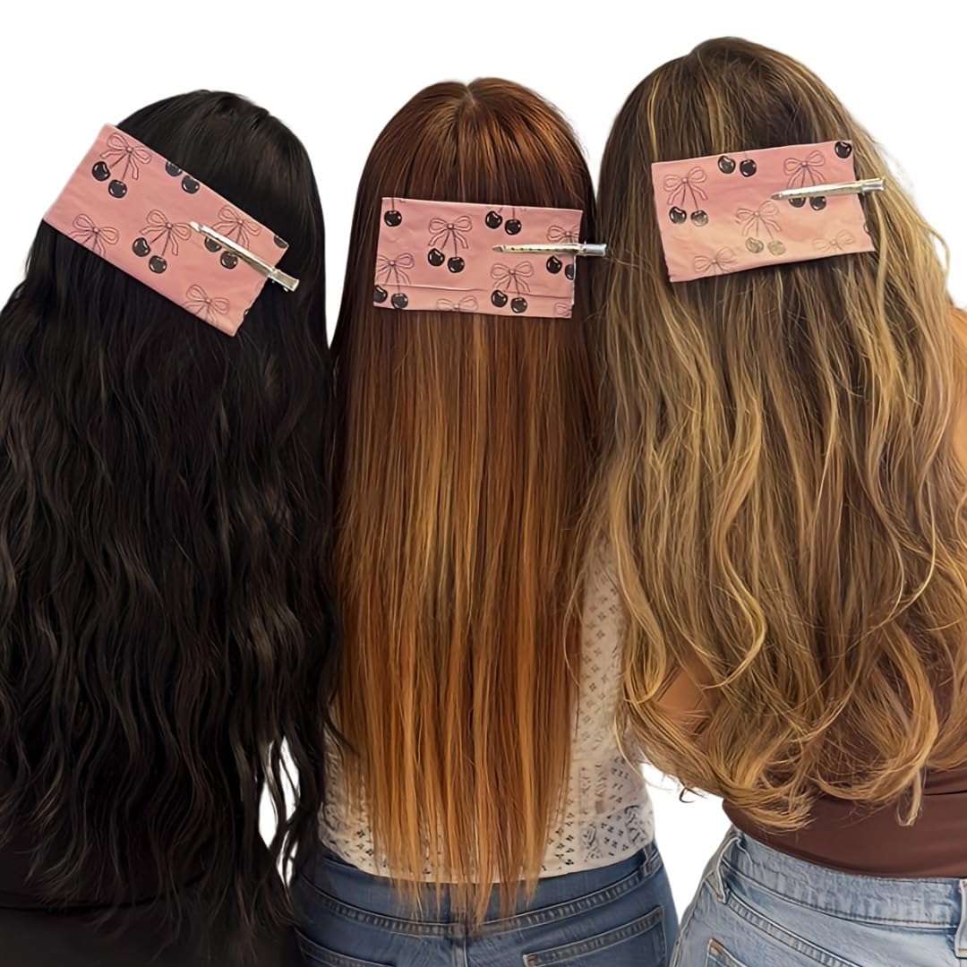 Hair Foils for Highlighting - 500 sheets - 6x11 Pop-Up Embossed Foil Sheets for Salon Hair Coloring - Cherry Bow Design by Foil Holic