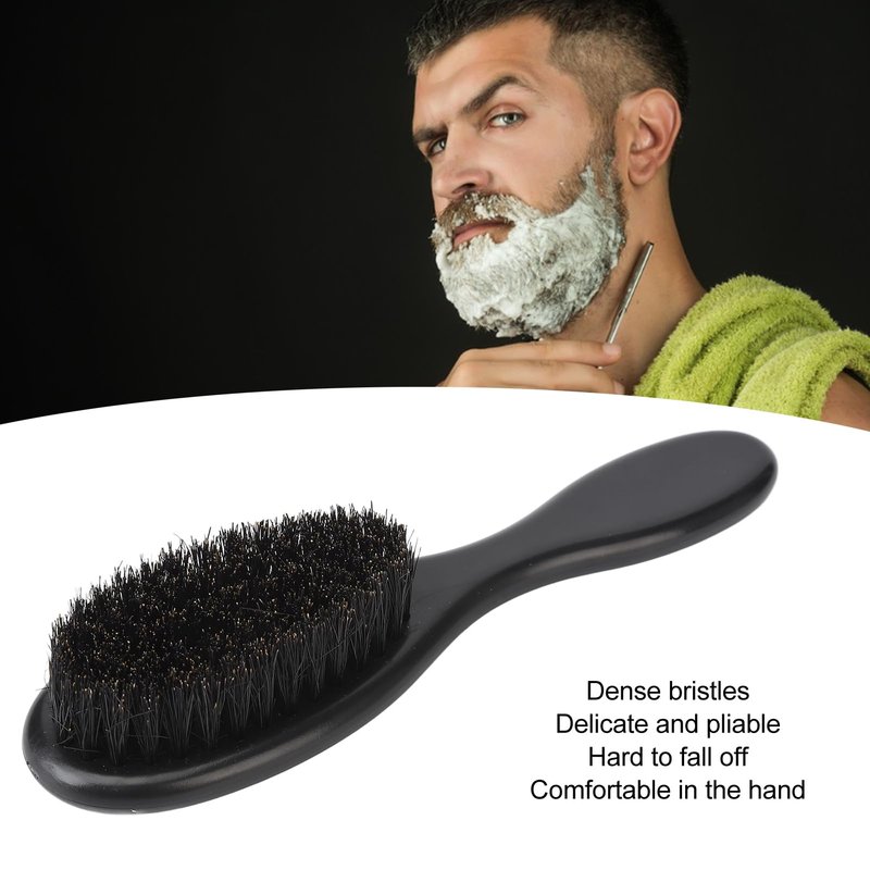 Dioche Men's Beard Brush, Soft Brush for Daily Care and Styling with Excellent Craftsmanship and Good Cleaning Effect