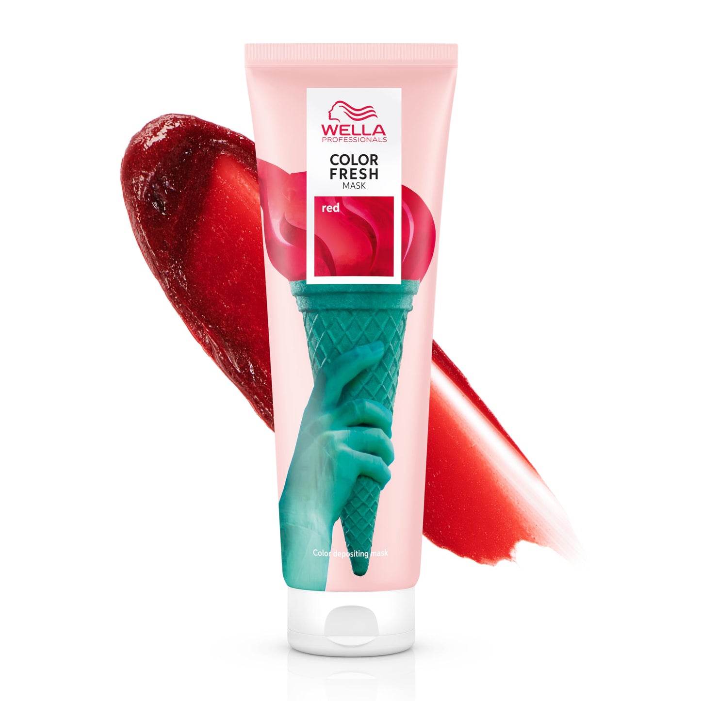 Wella Professionals Color Fresh Mask | Red, Vibrant Shade | Hair Color-Depositing Mask | Vegan Formula with Avocado Oil | Zero Damage | Silicone Free | 5 Fl Oz