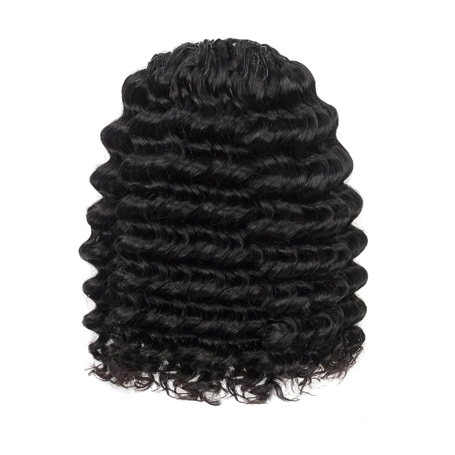 ToyoTress Ocean Wave Crochet Hair - 10 Inch Invisible Knotless Deep Curly Braiding Hair | Natural Color, 250G
