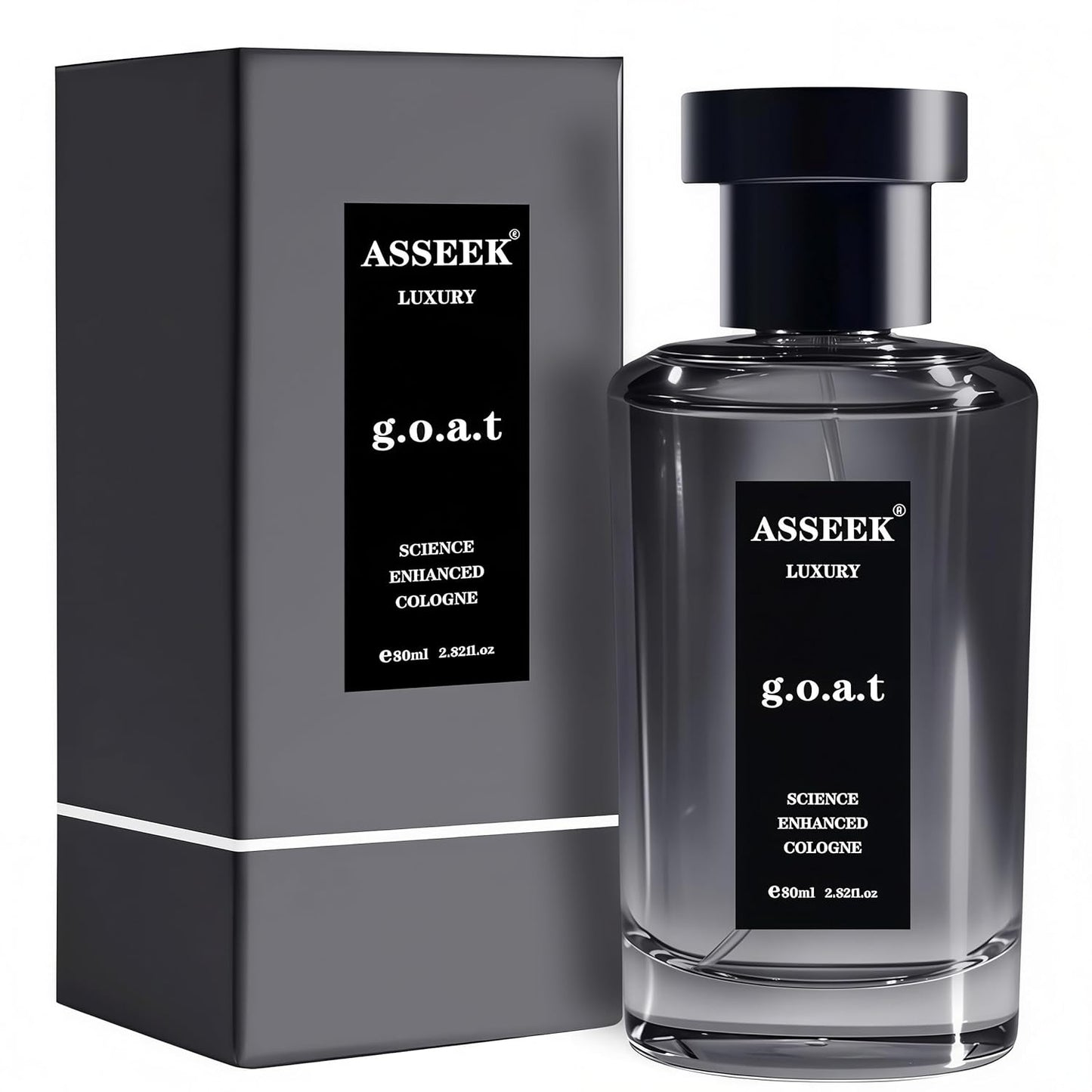 Luxury G.O.A.T Perfume for Men - Long-Lasting Woody Citrus Fragrance | 80ml (2.82 fl oz) Cologne for Daily Wear & Date Night