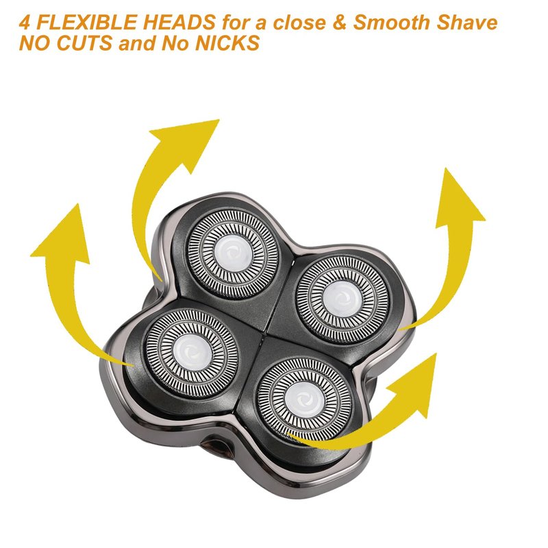 Replacement Blade Compatible with Skulls Pitbull,Palm & Butterfly Kiss Shavers,Detachable Blade Refill for Skulls Blad Shaver - Rotary Heads Design for Smooth Shaving (1 Pack)