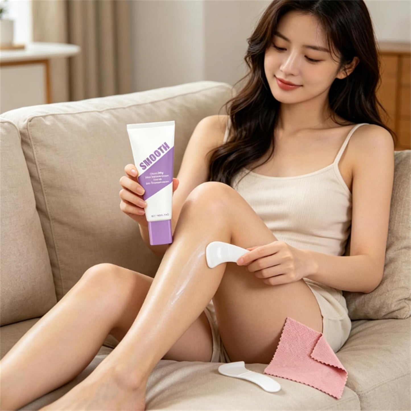 Gentle Body Hair Removal Kit - Soothing Spray for Sensitive Skin | Smooth Legs & Body for Men & Women