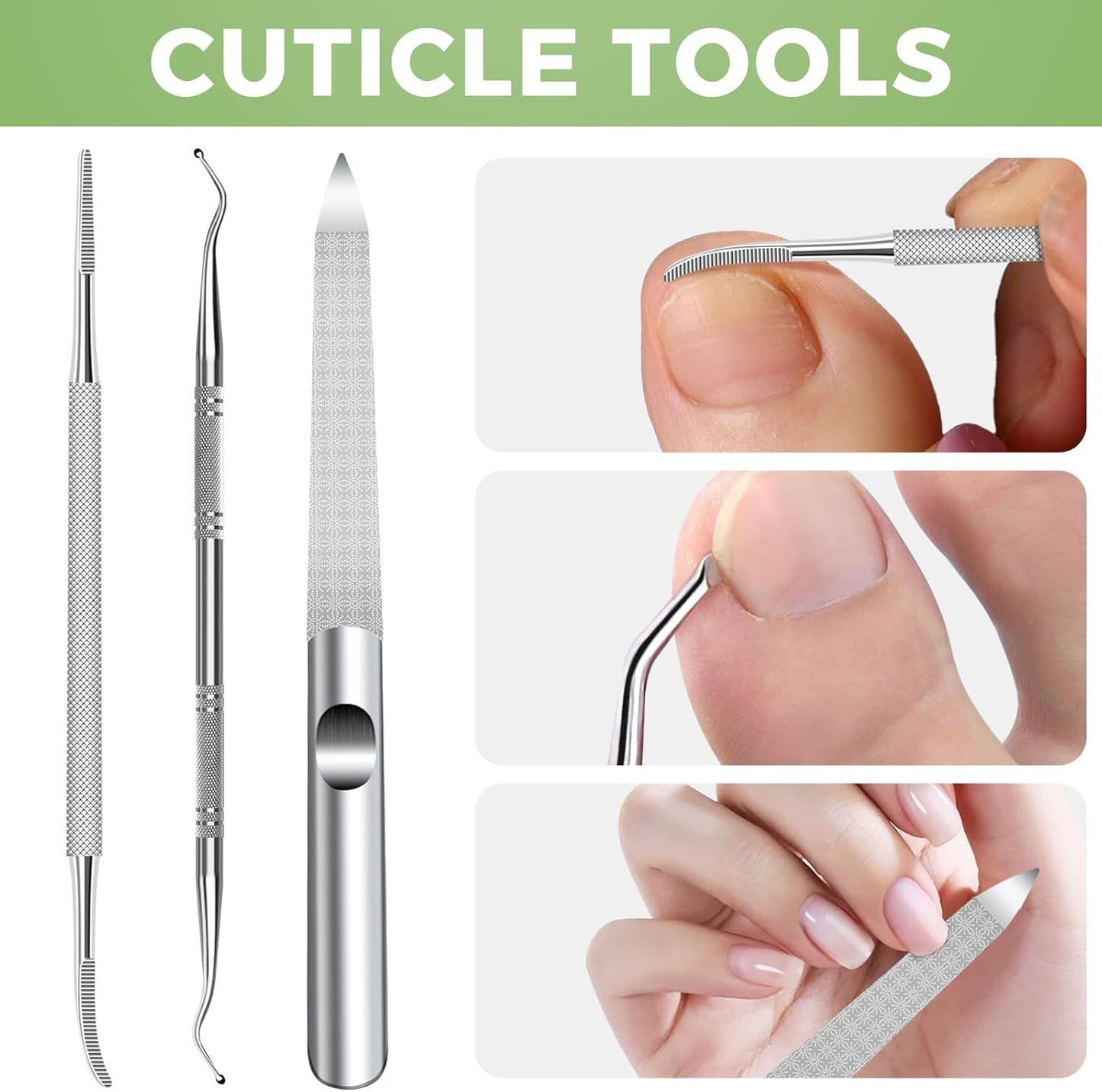 Toenail Clippers for Seniors - Heavy Duty Angled Head Clippers for Thick Nails | Large Slanted Handle