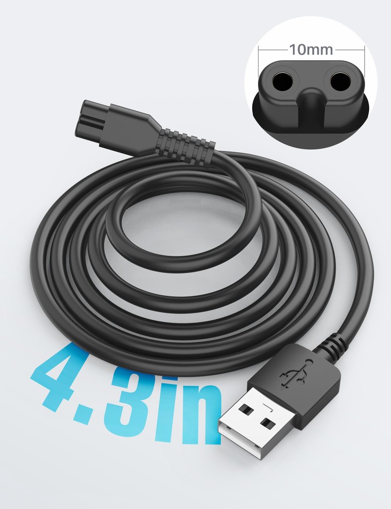 POPCHOSE Replacement USB Charging Cable, Charger Cord Compatible Fabric Shaver SN2268, Fit for Bymore Lint Remover SN2268 Fuzzs Pills Pilling Trimmer 5V Power Cord Charging Line