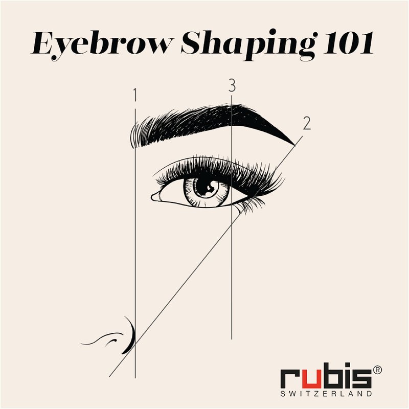 Rubis Classic Stainless Steel Slanted Tweezers for Precise Eyebrows and Hair Removal, 1K105, White,Rubis Switzerland Swiss Made World Renowned Precision