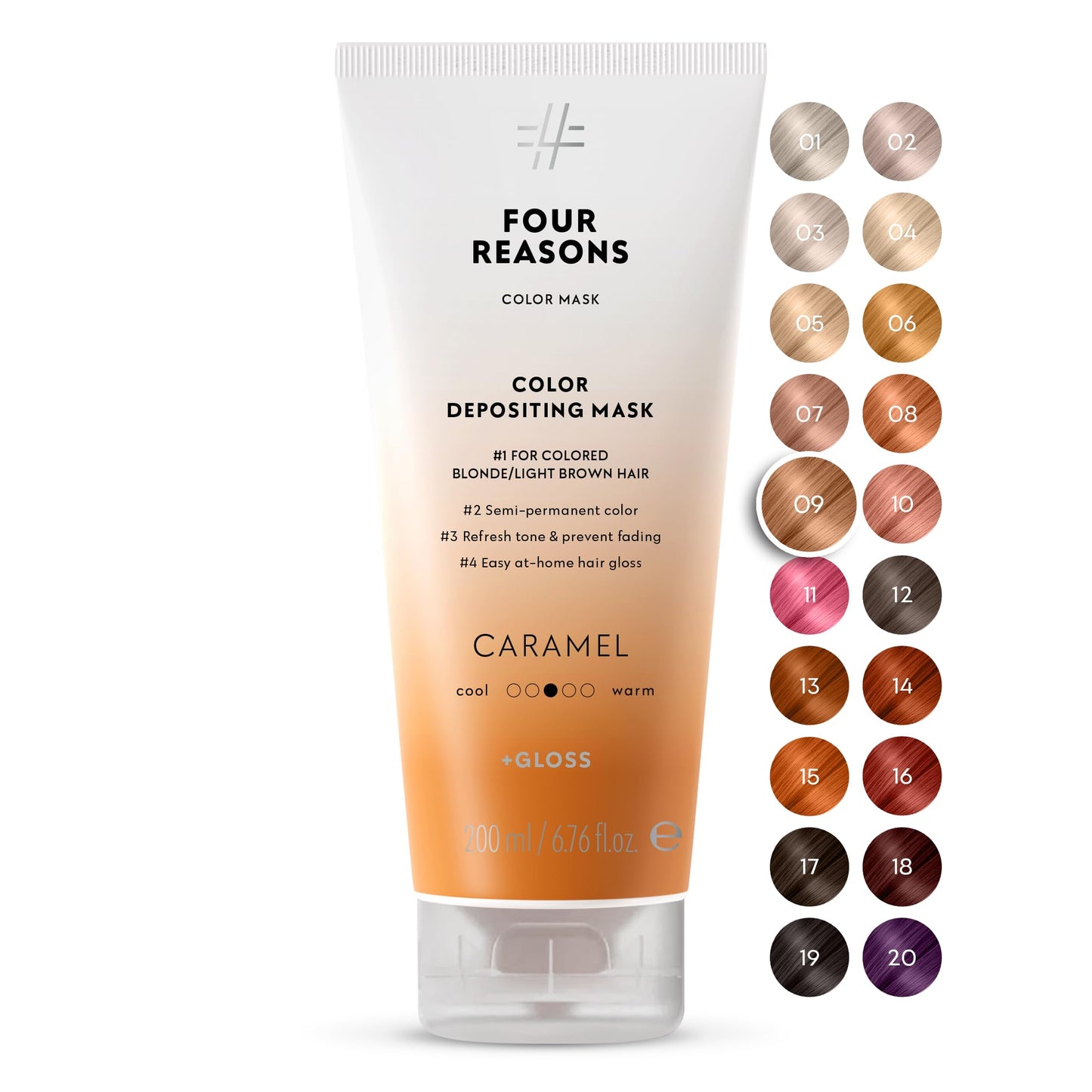 FOUR REASONS Color Mask, Caramel - Color Depositing Conditioner