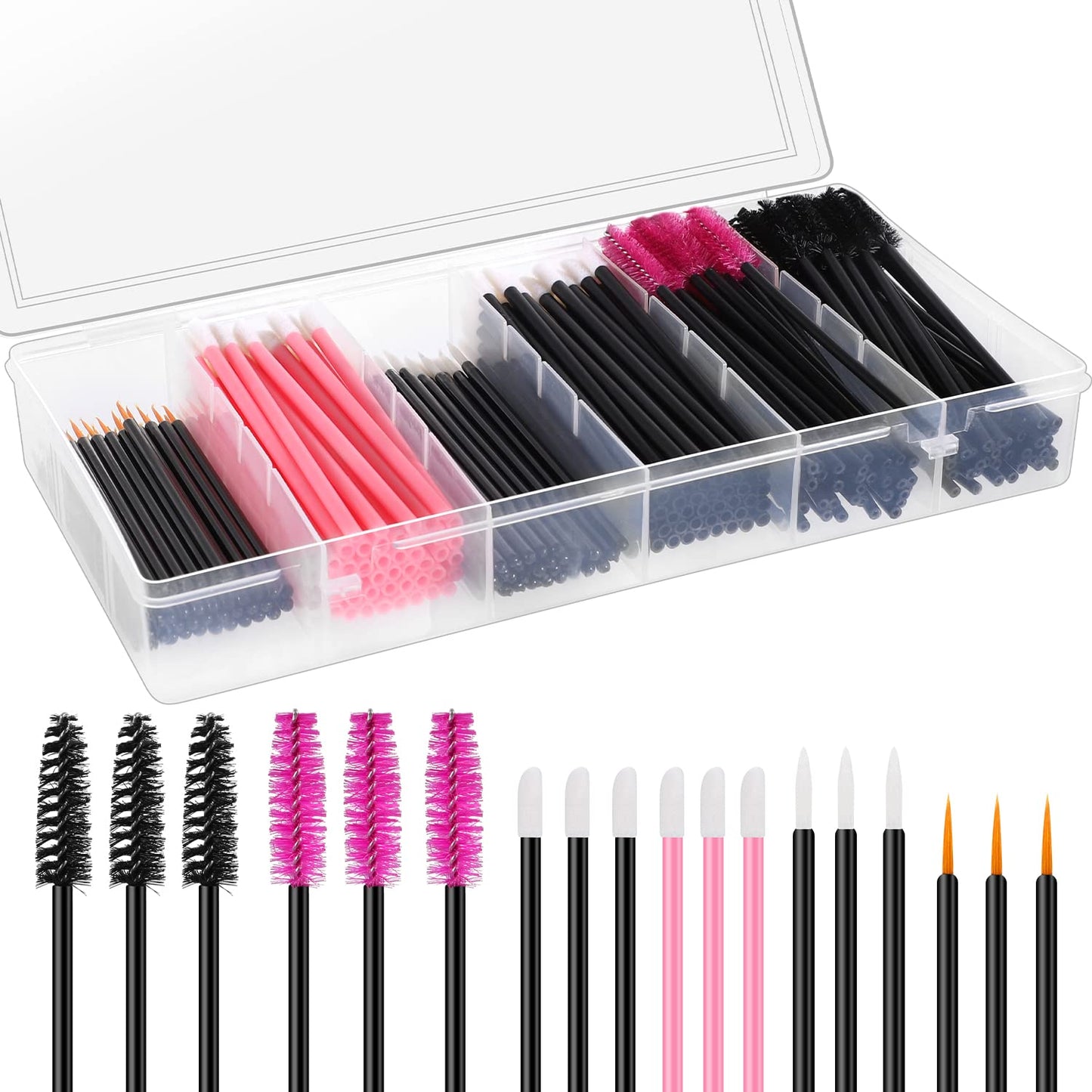 BESARME 270 PCS Disposable Makeup Applicators Tools Kit