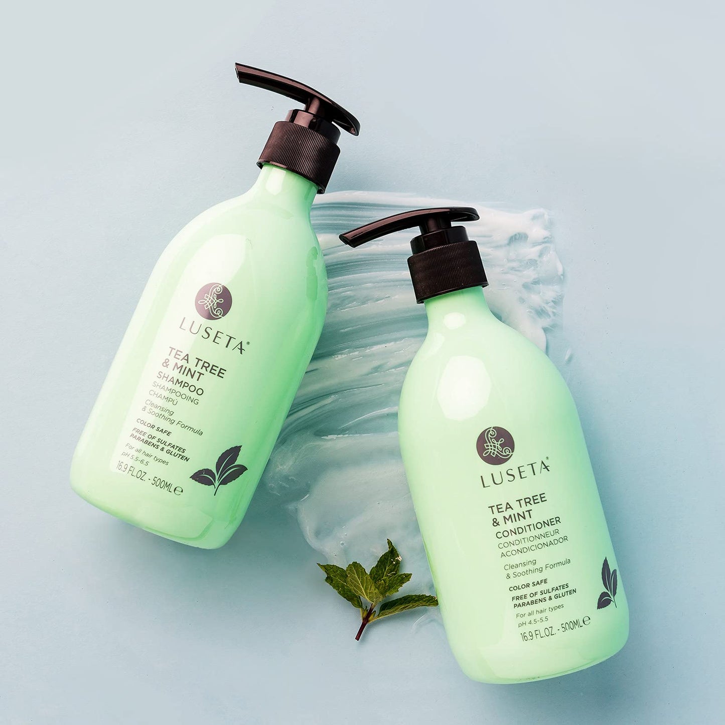 Luseta Tea Tree & Mint Cleansing and Soothing Shampoo 16.9 Oz
