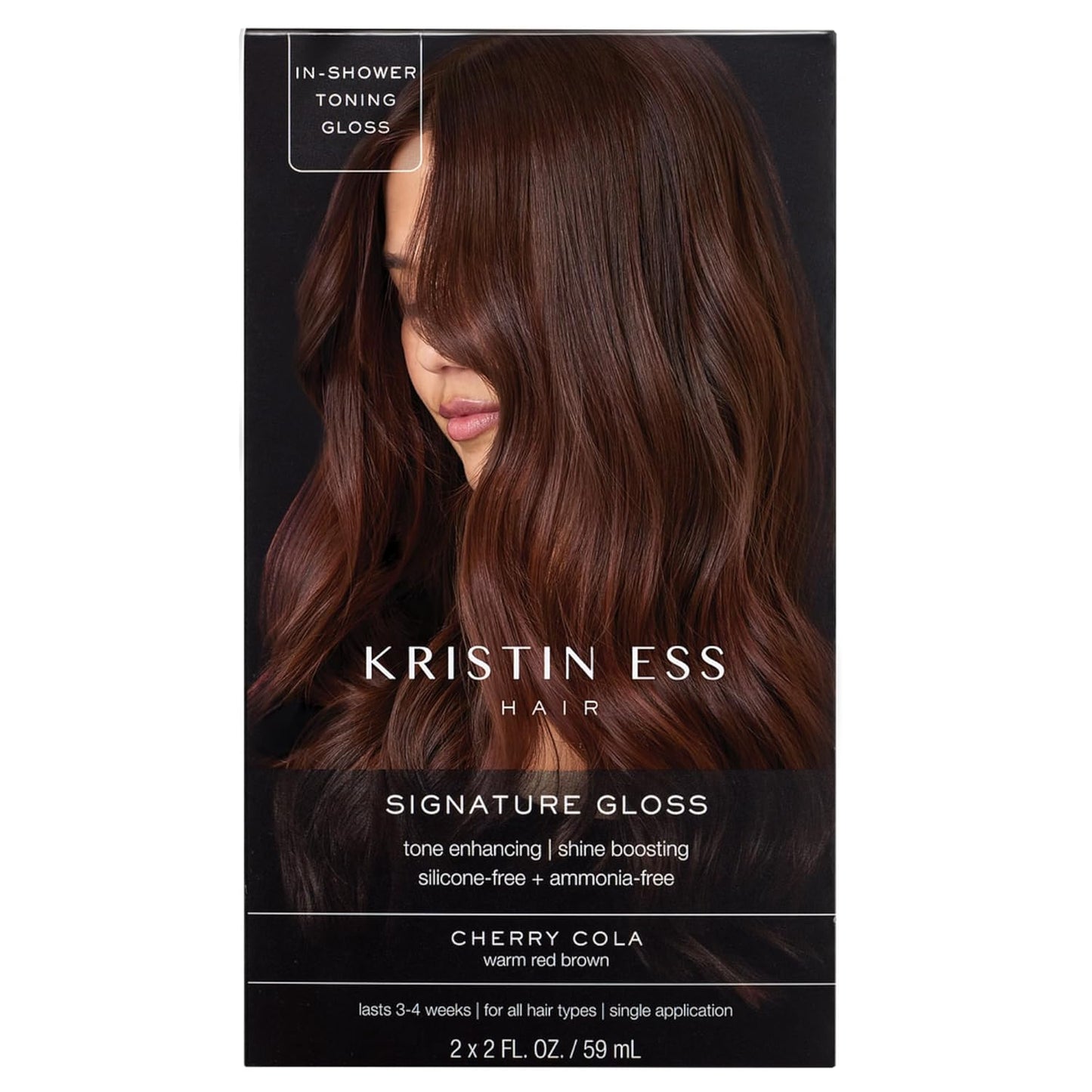 Kristin Ess Hair Gloss - Winter Wheat Light Neutral Blonde | 4-Week Semi-Permanent Color & Conditioner for Vibrant Shine