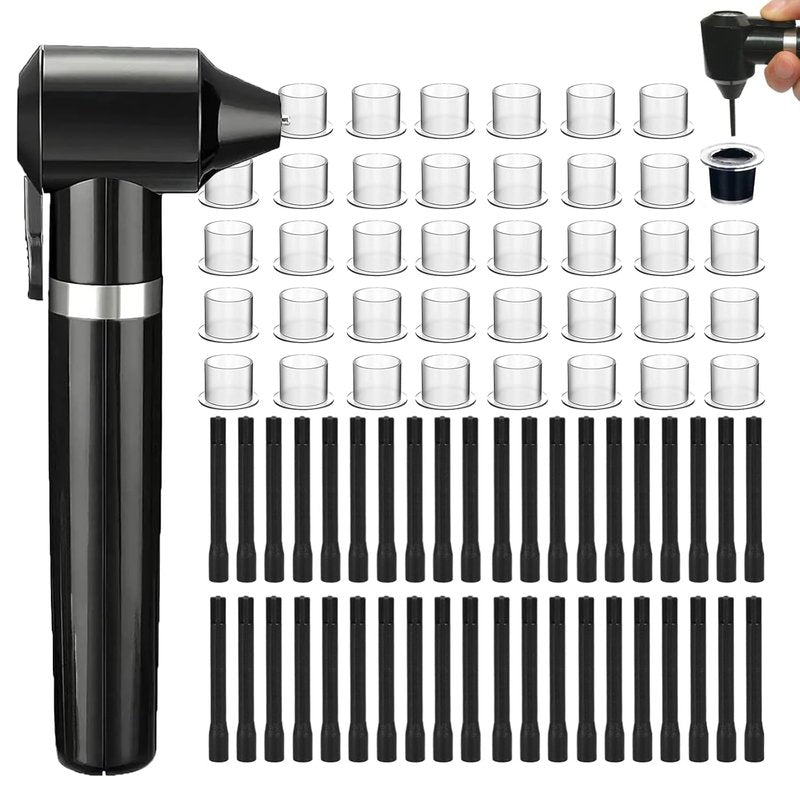 Tattoo Ink Mixer Machine Set - Electric Agitator with 100 Mixing Sticks & Cups | Perfect for Makeup & Eyebrow Color
