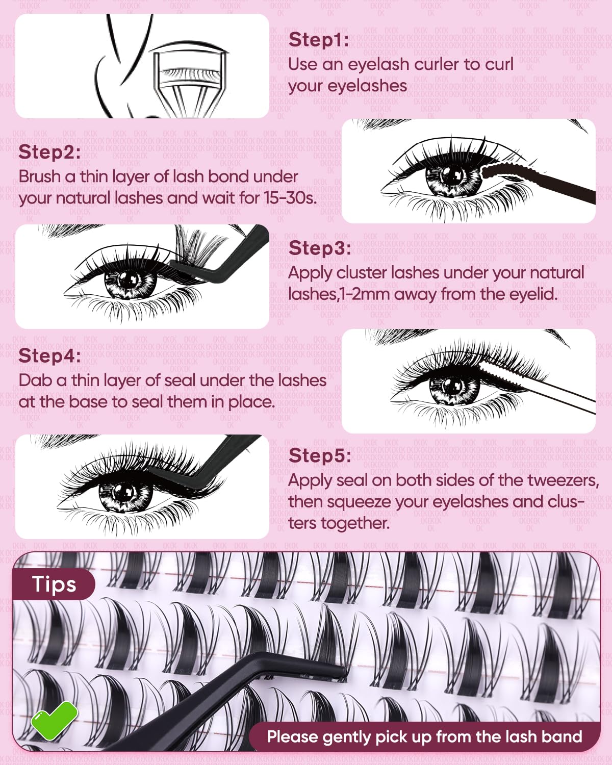 Manga Lash Clusters - Spiked DIY Eyelash Extensions | 140pcs CC Curl, 8-18mm Length