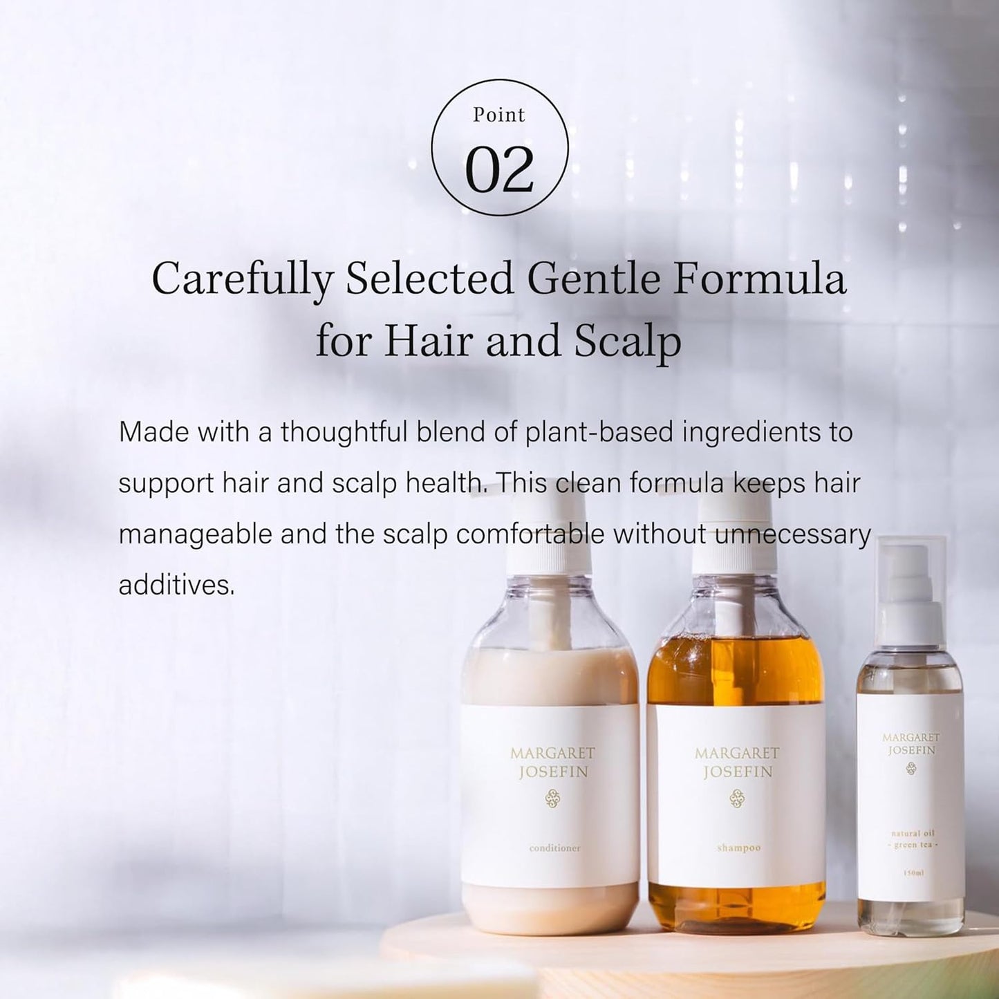 Japanese Shampoo - Sulfate Free Hydrating Formula with Green Tea Scent | 16.9 fl oz (500mL)