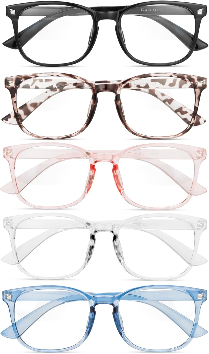 Gaoye Blue Light Blocking Glasses - Square Eyewear Frames for Men & Women | Anti-UV Computer Gaming Specs