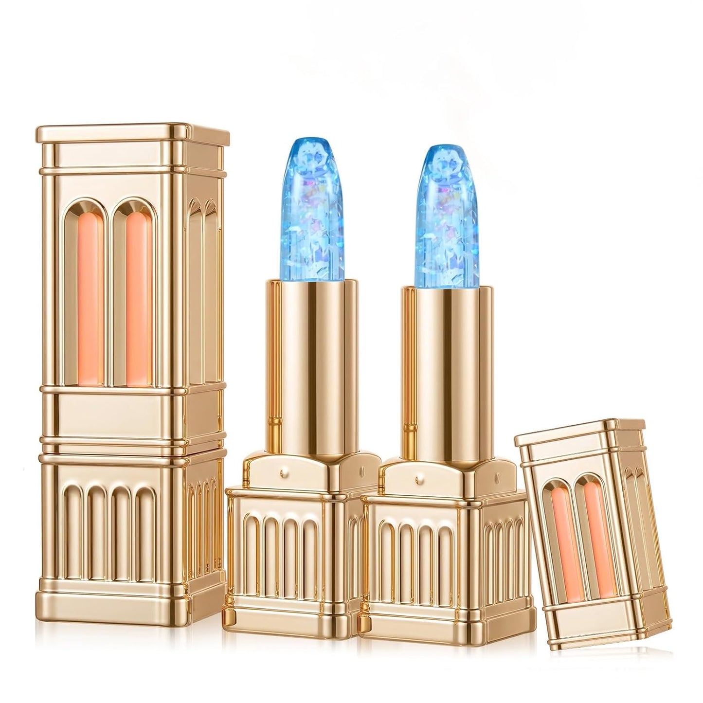 Color Changing Lipstick - PH Adjusting Formula for All Skin Tones | 24-Hour Moisturizing Hydration (Blue)