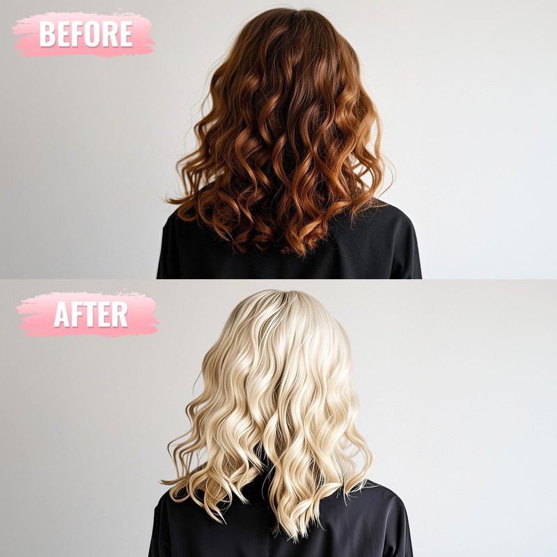 Bleach for Hair Lightening, Professional Hair Bleaching Powder, High Performance Up to 9 Levels of Lift for Hair Highlights & Lightening