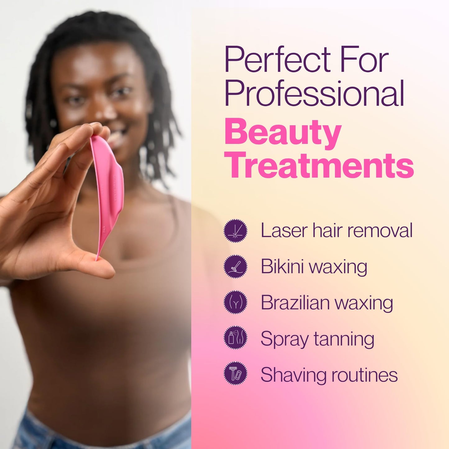 VA J-J VISOR Women’s Intimate Area Protection Shield Brazilian Waxing, Modesty Protection, Depilation Multipack