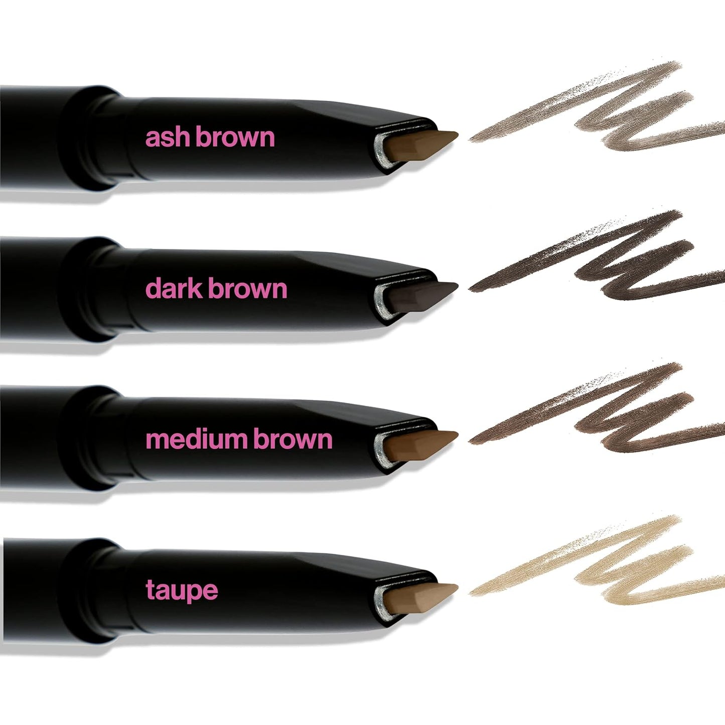 Ultimate Eyebrow Retractable Definer Pencil - Ash Brown | Dual-Sided Brush & Fine Tip for Perfect Brow Definition
