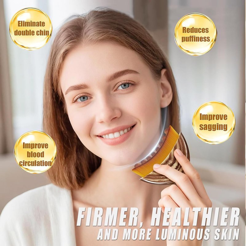 Lymphatic Contour Face Brush - Sculpt & Drain for Chin & Jawline | Relieves Fatigue (1 Pc)
