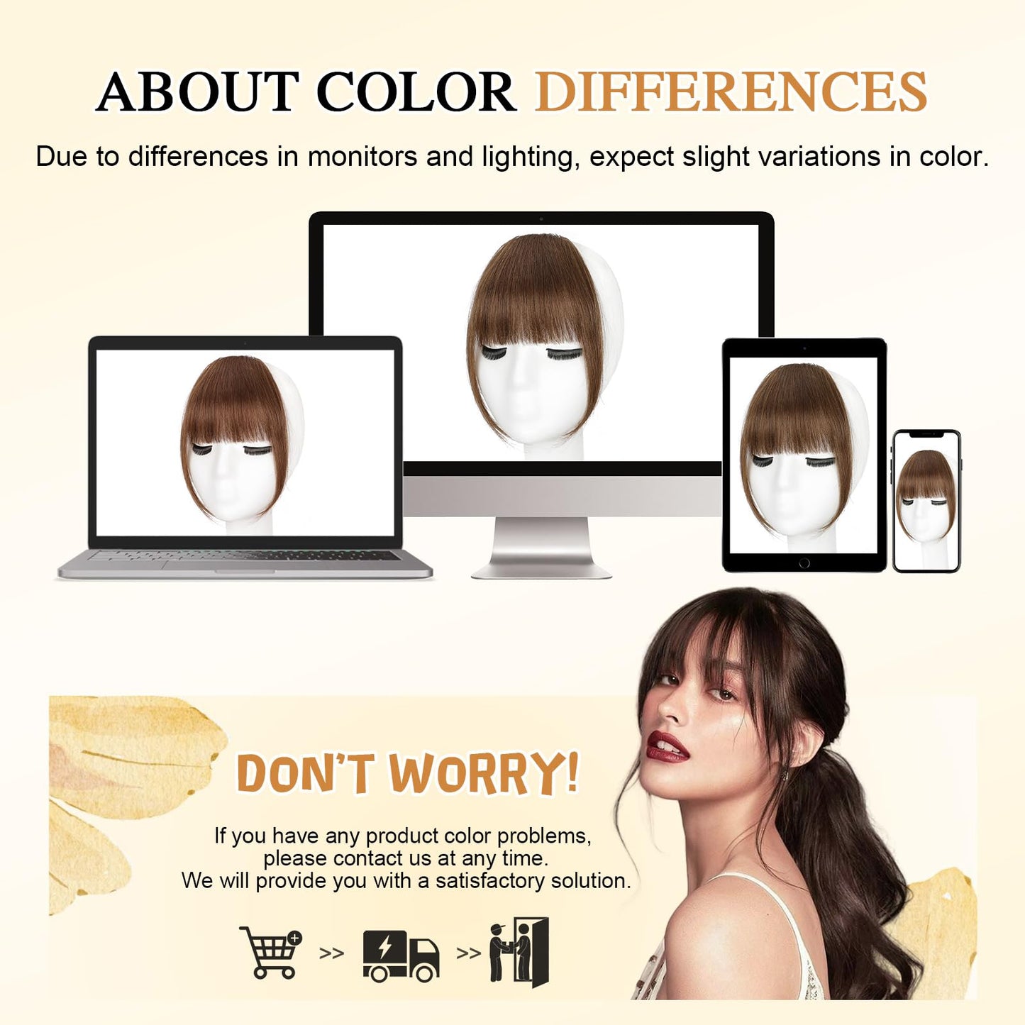 BOGSEA Clip in Bangs, 100% Real Human Hair Fake Bangs Clip in Hair Extensions Fringe with Temples Hairpieces for Women Curved Curtain Bangs for Daily Wear (2 Clips,Medium Brown)