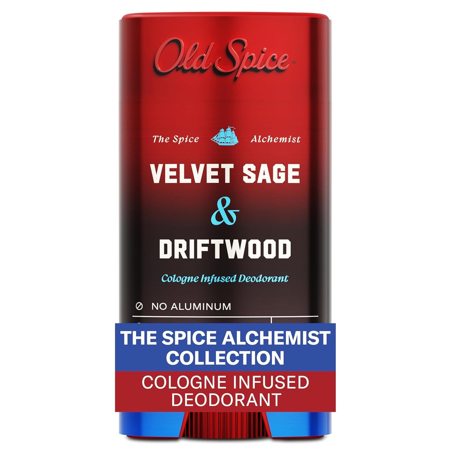 Old Spice Aluminum-Free Deodorant for Men | Cashmere & Vanilla Wood Scent, 3 oz - 24/7 Cologne Infused Formula