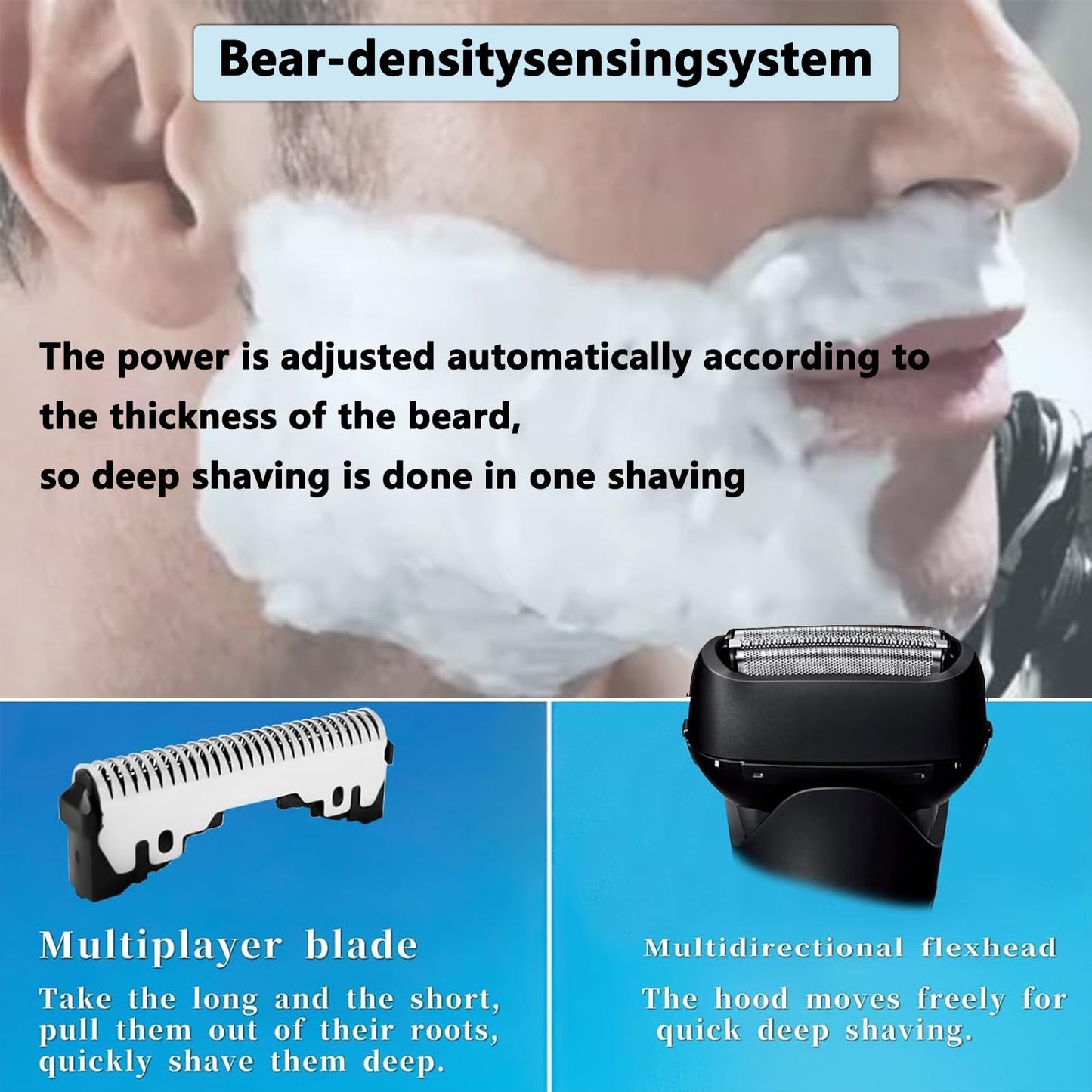ES9013 ES8103 ES8109 Replacement Film and Blade for Shaver replacement heads for ES-LT41 ES-LT71,ES-GA20 ES-GA21,ES8111, ES8119,ES-CST6,ES-CST8,ES-ST2,ES-ST3,ES-GA25,ES-RC70 Etc Model 1Pack