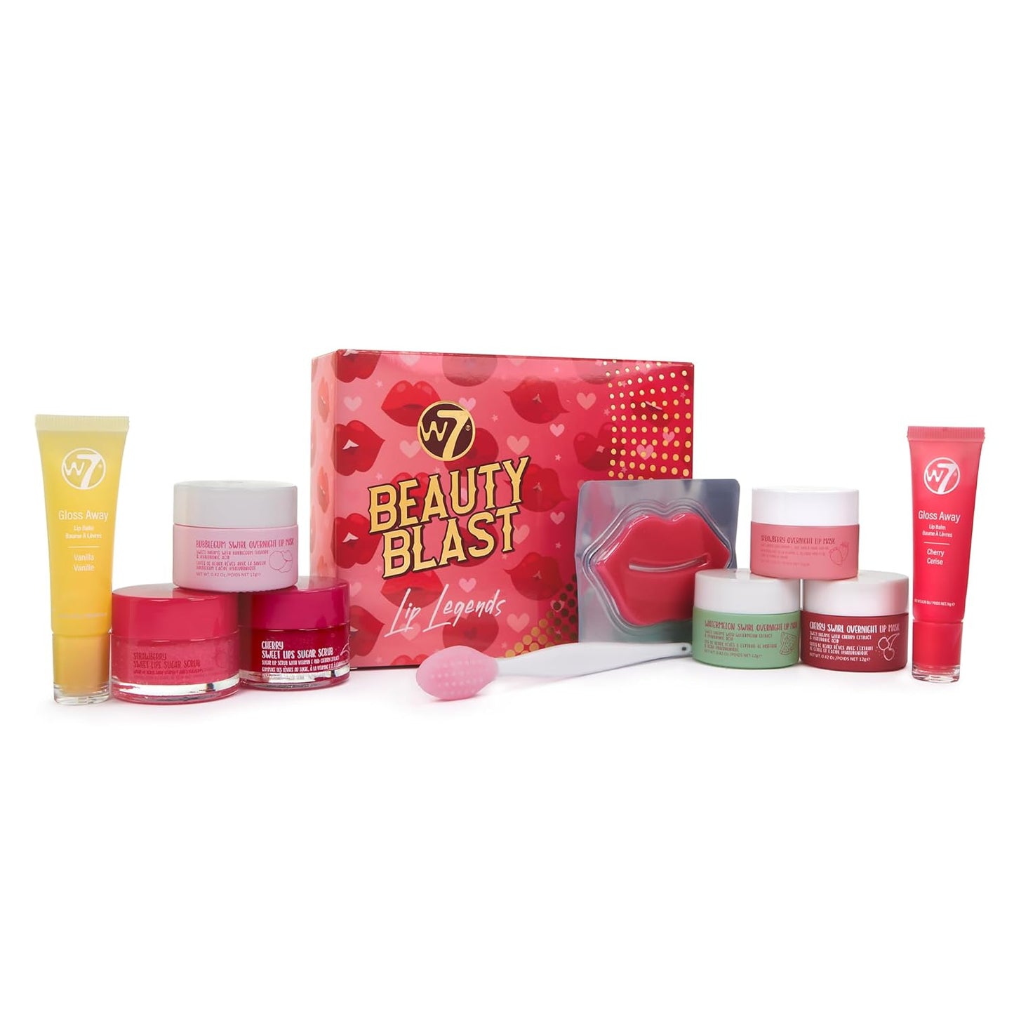 W7 Beauty Blast Lip Legends Set | Sweet Dreams Lip Masks, Scrubs & Balms - Nourishing Lip Care Essentials