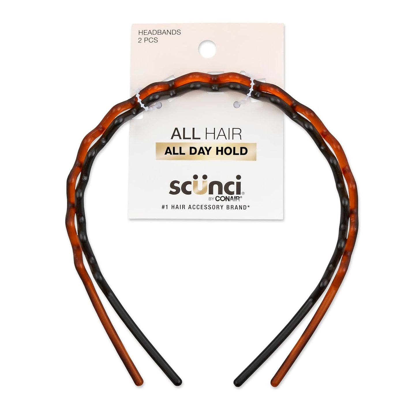 Effortless Beauty Headbands - 1-Inch Wide, 2-Pack | Comfortable & Stylish Hair Accessories