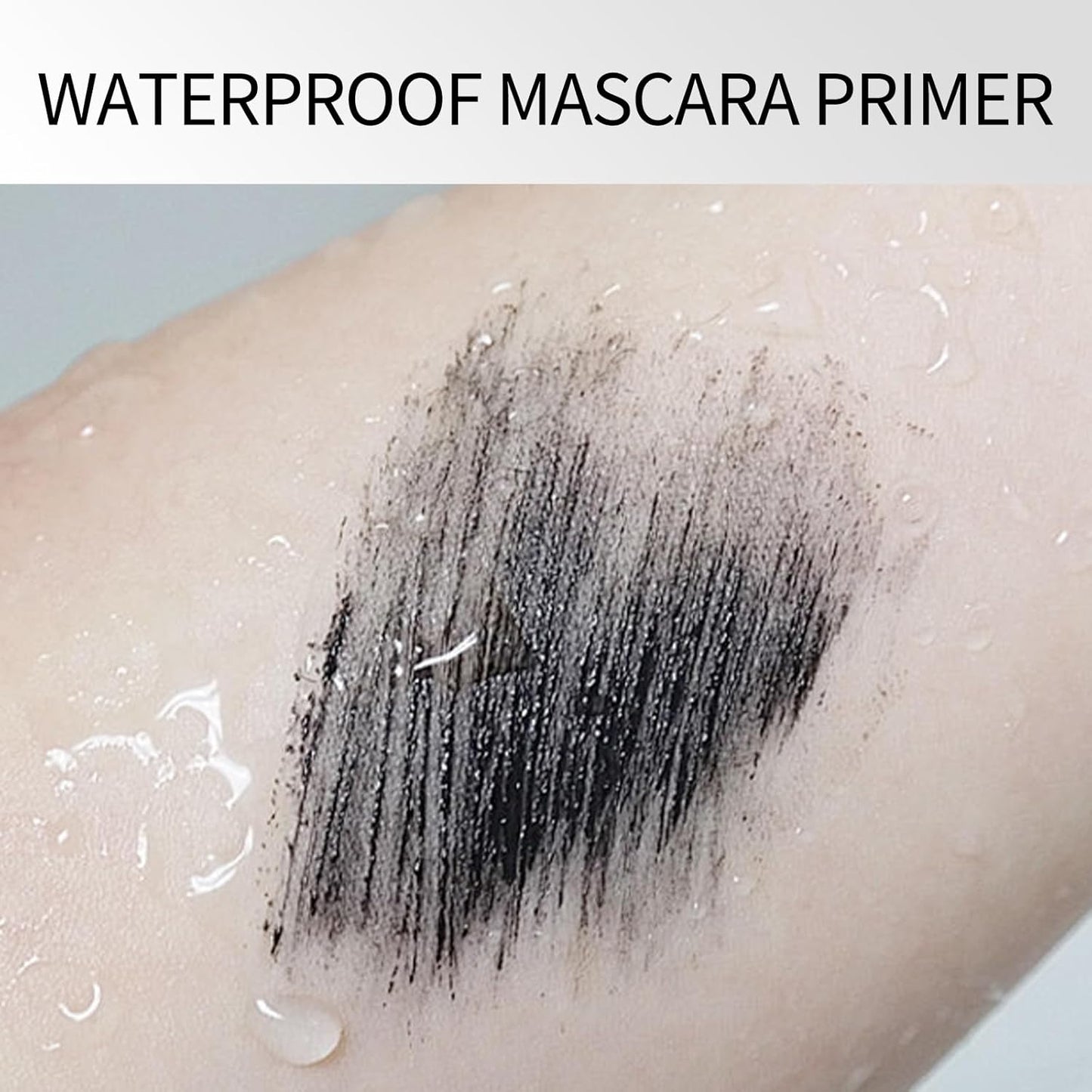 Lengthening & Volumizing Mascara for Older Women 60+ | Smudge-Proof, Flake-Free Black - Slim Micro-Brush for Hooded Eyes
