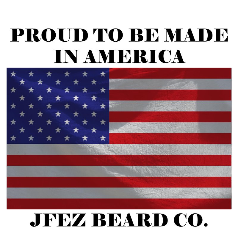 JFEZ BEARD CO. Cherry Tobacco Beard Oil - American-Made Nourishing Anti-Itch Dander Reducing, Mustache and Beard Care Conditioner (1 Oz)