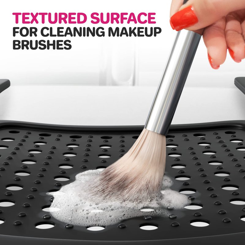 Sink Topper Bathroom Sink Cover for Counter Space & Storage Saver | RV Must Haves | Silicone Foldable Beauty Makeup Brush Cleaning Mat | Hot Tools Organizer | RV Sink Cover