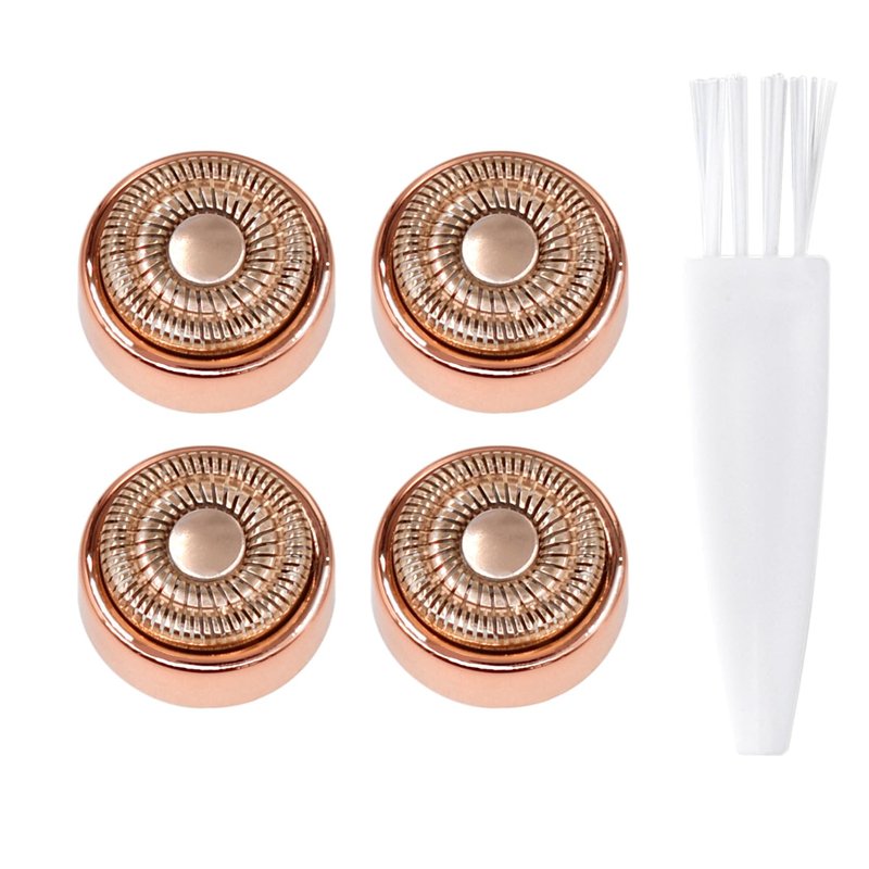 Generation 2 Replacement Heads for Flawless Facial Hair Remover, Replacement Heads for Finishing Touch Flawless Facial Hair Remover Gen 2,Facial Hair Remover Heads with Cleaning Brush for Women,4 Pack