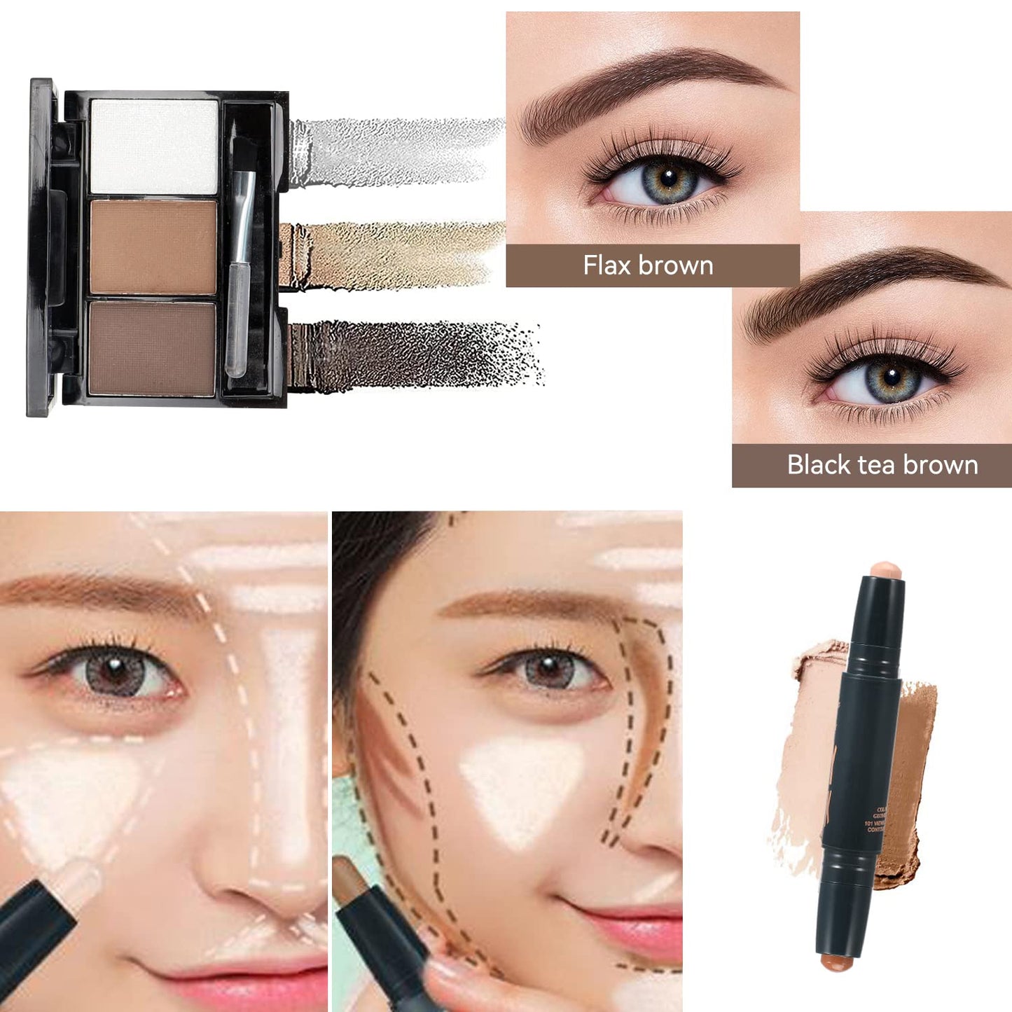 All-in-One Makeup Gift Set for Women - 14-Color Eyeshadow Palettes, Lip Gloss, Mascara & More | Full Kit