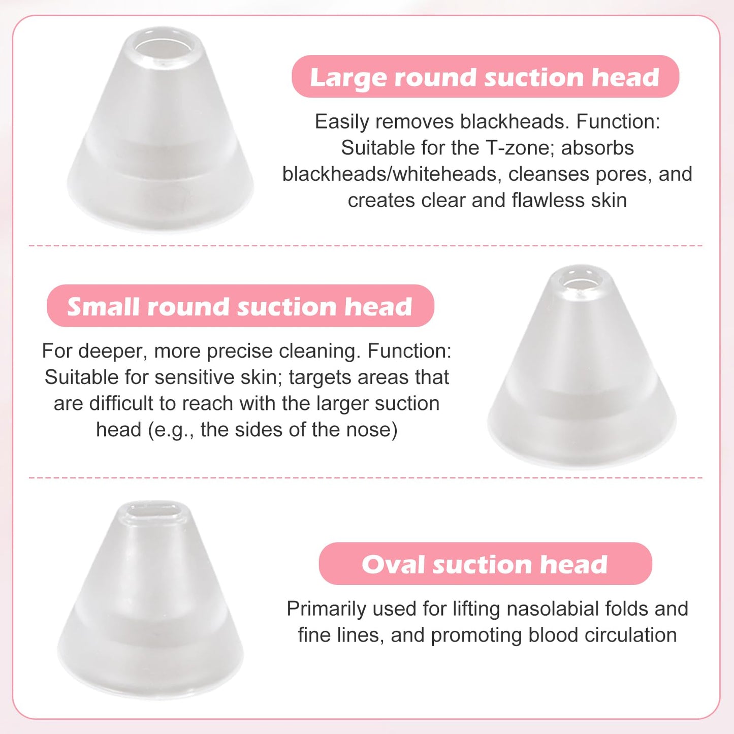 2026 Upgrade Pore Vacuum with Camera for, USB Rechargeable Blackhead Remover Pore Vacuum, Blackhead Remover for Face with 3 Attachments & 3 Suction Levels, Face Vacuum Pore Cleanser for Women & Men