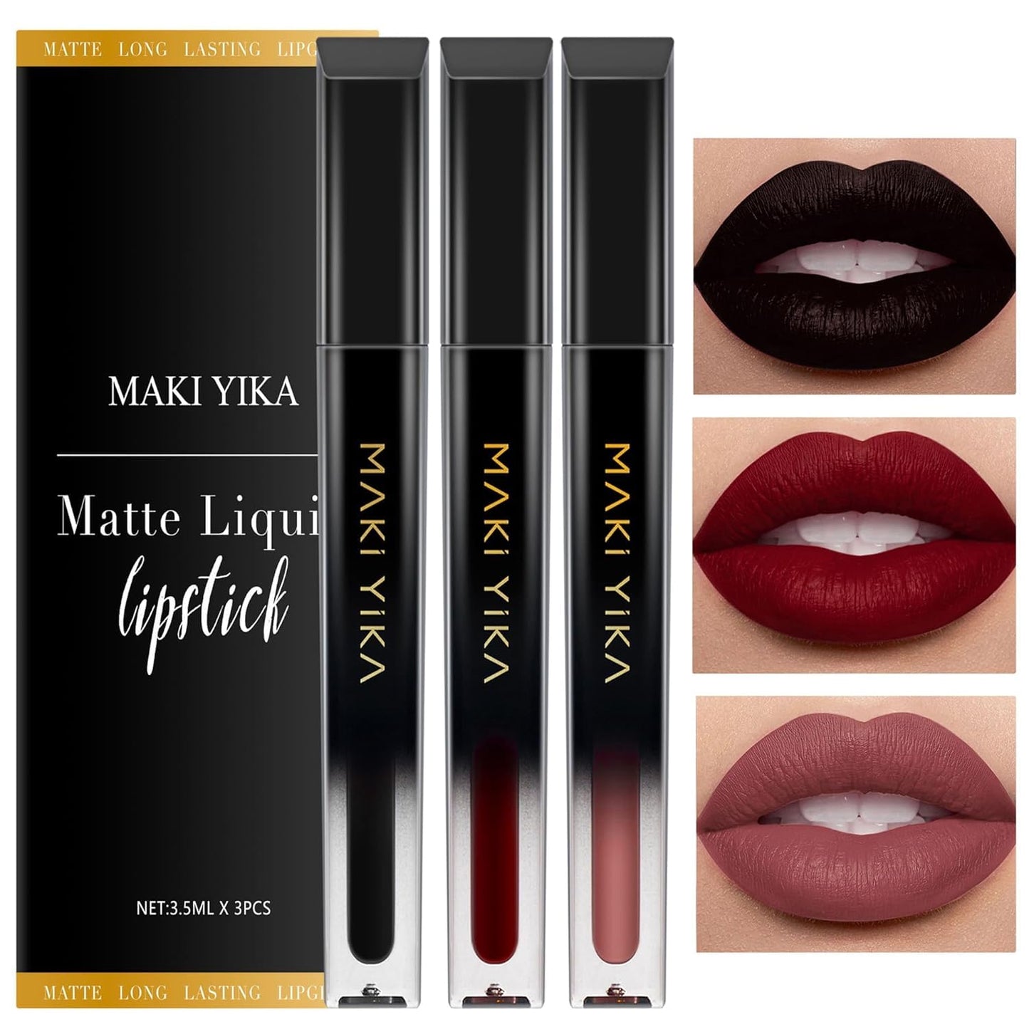 Burgundy Red Lipstick for Women - Long Lasting, No Smudge Matte Liquid | Transferproof & Cruelty-Free
