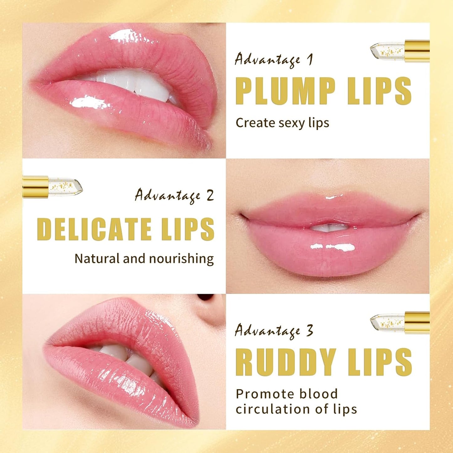 Color Changing Lipstick - pH Adjusting Transfer Proof Formula | Moisturizing Glossy Shine, Hydrating Lip Balm for Women