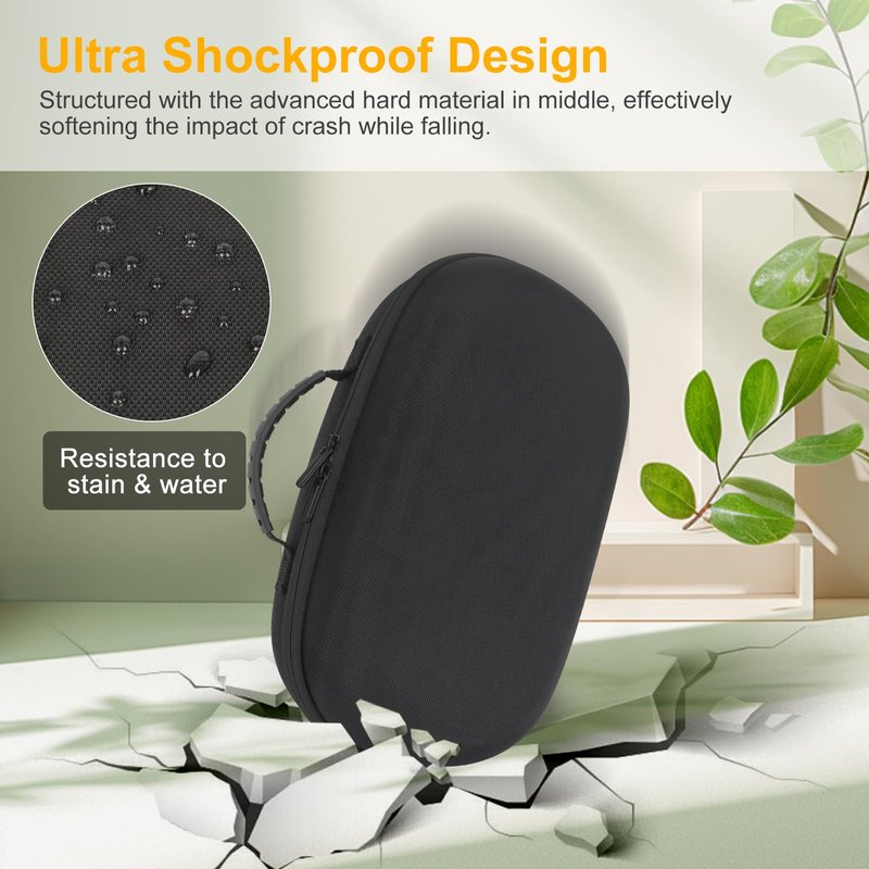 XINGFUDAO Hard Carrying Case Compatible with Meta Quest 3/3S/Pico 4 Ultra, Suitable for Official Original Strap/Elite Strap and Other Accessories, Travel Storage Case