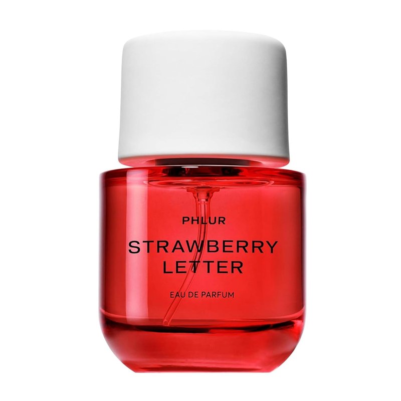 PHLUR Strawberry Letter Perfume - Fruity Floral Eau de Parfum for Women & Men, 50 mL | Strawberry & Tonka Bean