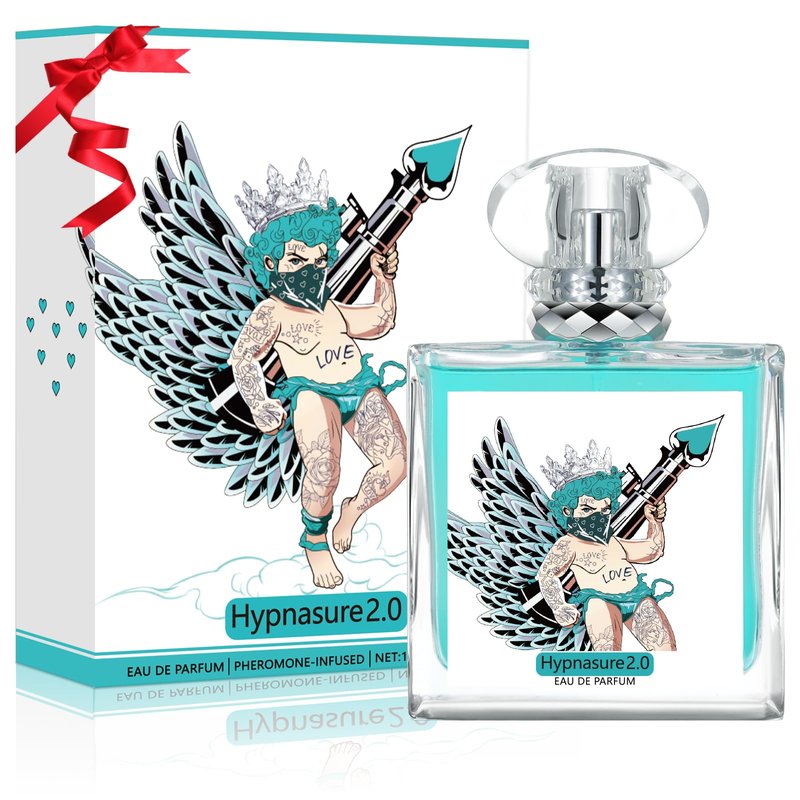 CUPIDAURA Original Hypnasure 2.0 Pheromone for Men - Upgraded Long Lasting Infused EDP Cologne Fragrance Spray - Real Pheromone Perfume Enhance Attraction Gift 100ml