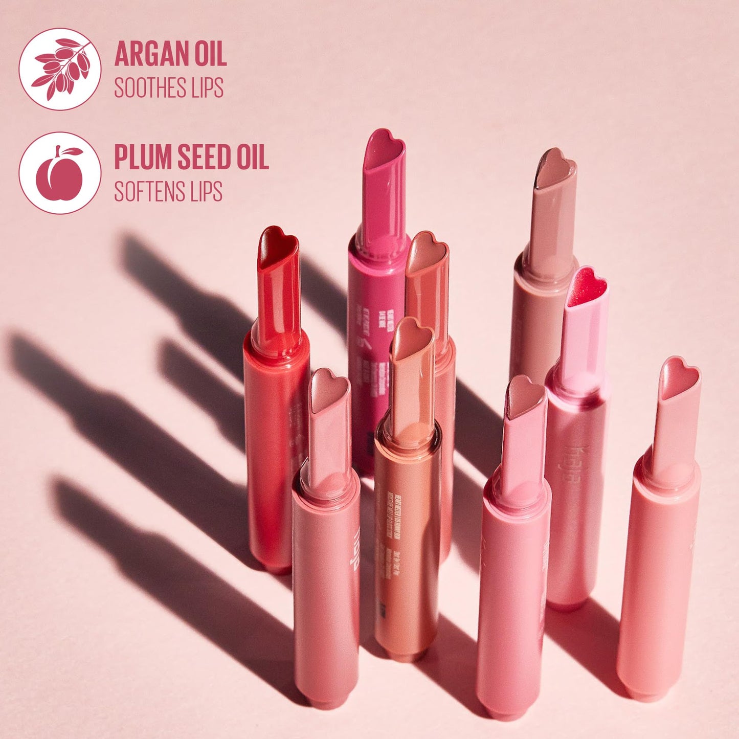Kaja Lip Gloss - Heart Melter | High-shine, Glossy Finish, Soft Rosy Mauve, Moisturize, 03 Crazy 4U, 0.04 Oz