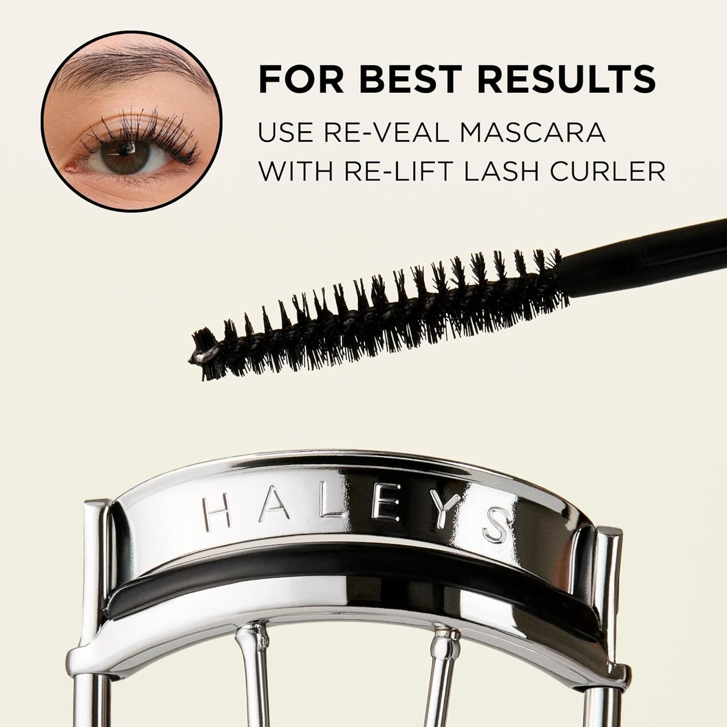 Haleys Lash Extension Mascara - Lengthening & Curling Black Mascara | Smudge-Proof, Non-Clumping Formula for Fuller Lashes