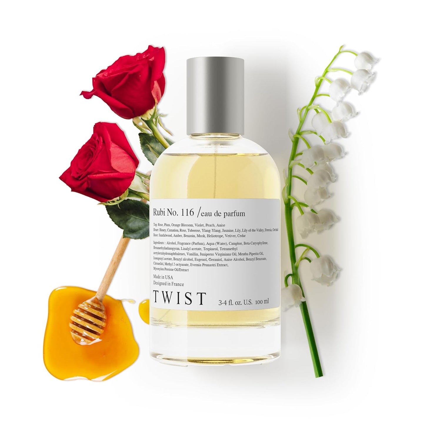 Eau De Parfum Inspired by Burberry Her - Long-Lasting Strawberry & Vanilla Fragrance Spray | 100 ml | Vegan & Clean Ingredients