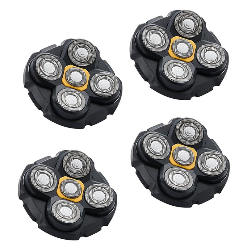 Pro Head Shaver Replacement Blades Compatible with Microtouch Titanium Head Shaver,Precision Electric Shaving for Bald Men. (4 Pack)
