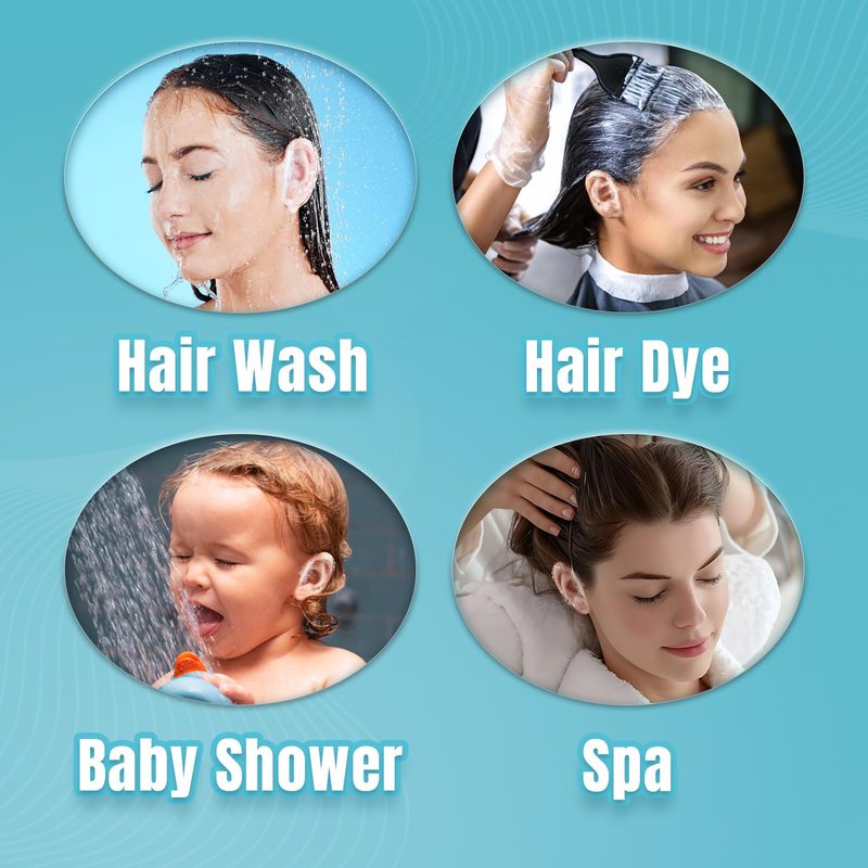Herbishh Hair Color Ear Shield Covers, Reusable Hair Dye Stain Protection, Disposable & Waterproof Plastic Ear Shower Caps for Men & Women, Ideal for Salon & At-Home Use, 100 Pieces