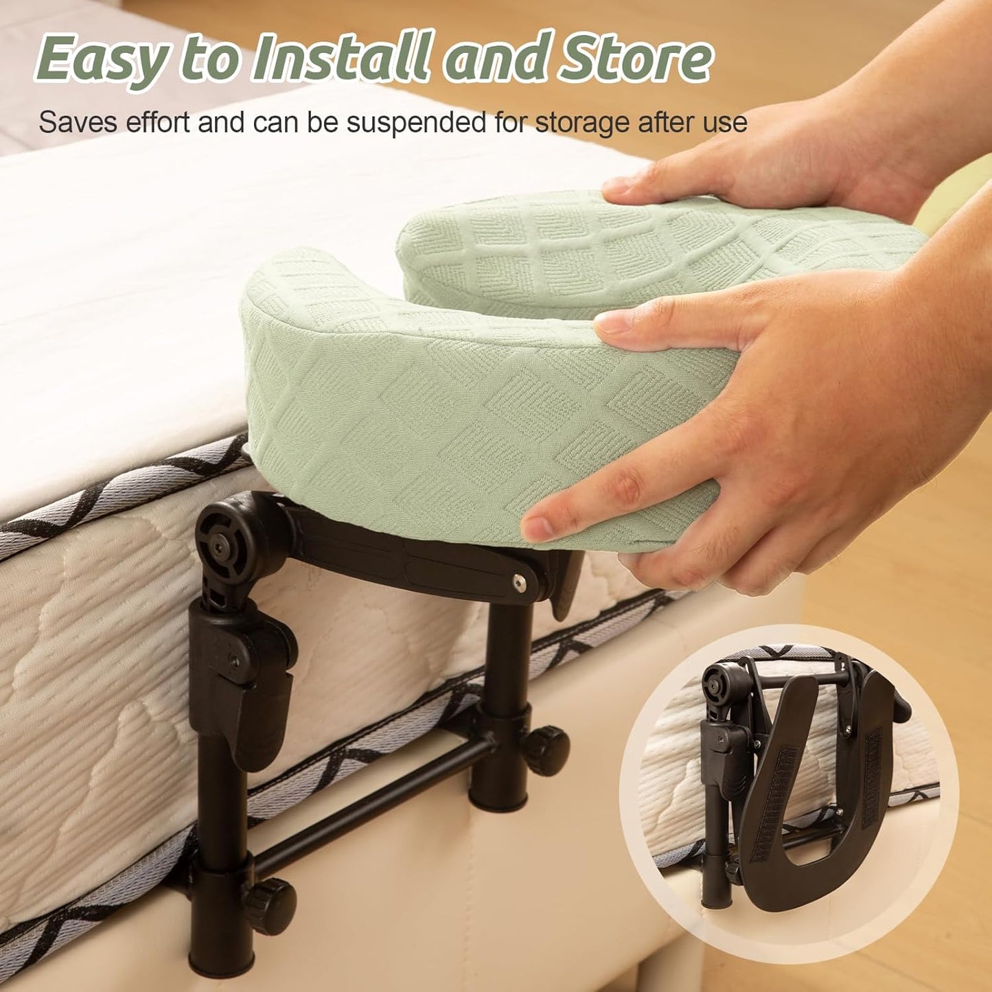 Adjustable Massage Headrest - Portable Face Cradle for Home Use | Ideal for Eye Surgery Recovery