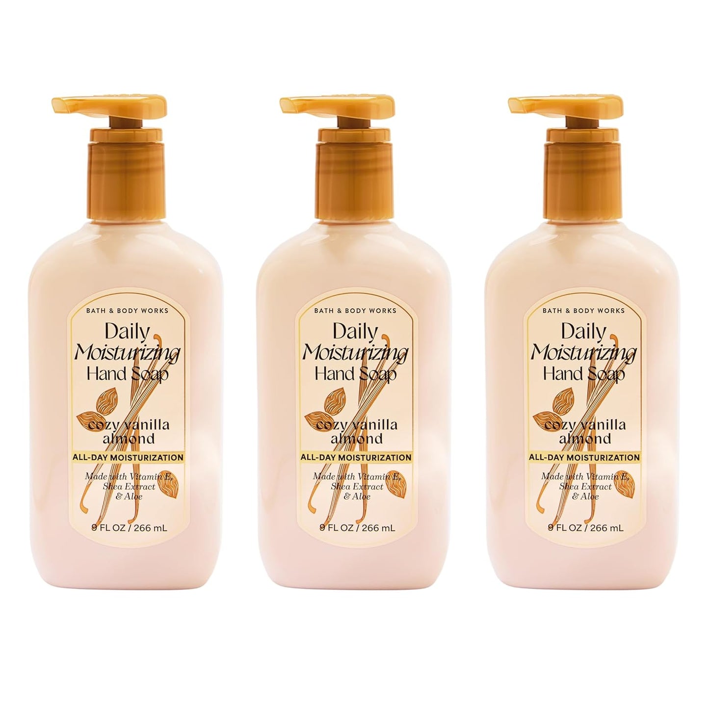 Cucumber & Lily Daily Moisturizing Hand Soap - Gentle Cleansing Formula with Shea & Aloe | 3-Pack