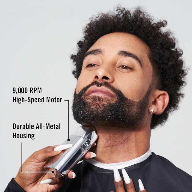 LARGNER Retro Electric Razors for Men with Beard Trimmer, Rechargeable Mens Gold Foil Shavers, Strong Power (Sliver) (Sliver)
