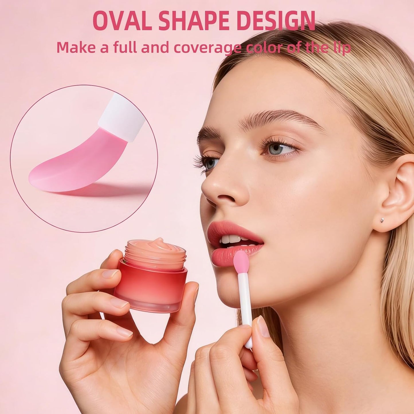 Spatula Holder for Laneige Lip Mask - 3 Holers & 3 Spatulas | Protective Silicone Brush Topper